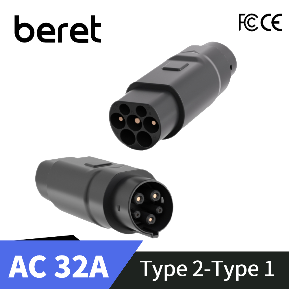 Ev Charger Adapter Type 2 To Type 1 - Adattatore per caricabatterie EV da Type2