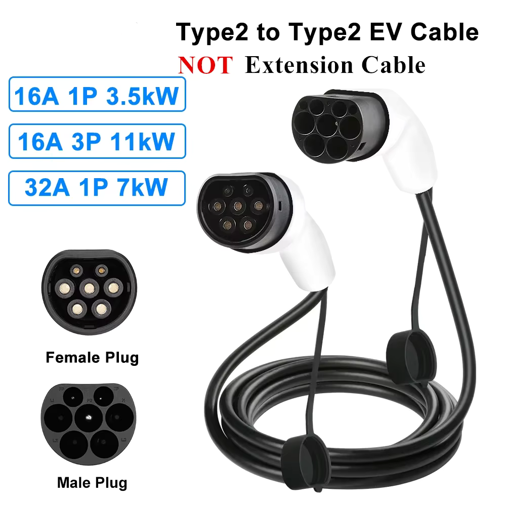 Ev Charger 11Kw Three Phase - Caricatore portatile per auto elettriche, cavo