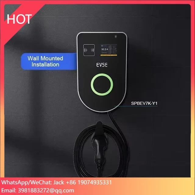 Ev Charger 22Kw Wallbox Type 2 - Stazione di Ricarica per Auto Elettriche