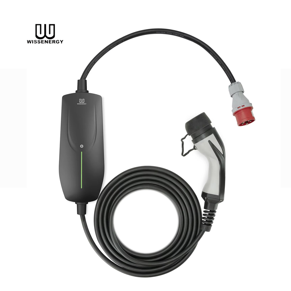 Ev Charger 11Kw Three Phase - Caricabatterie portatile 11KW trifase per auto