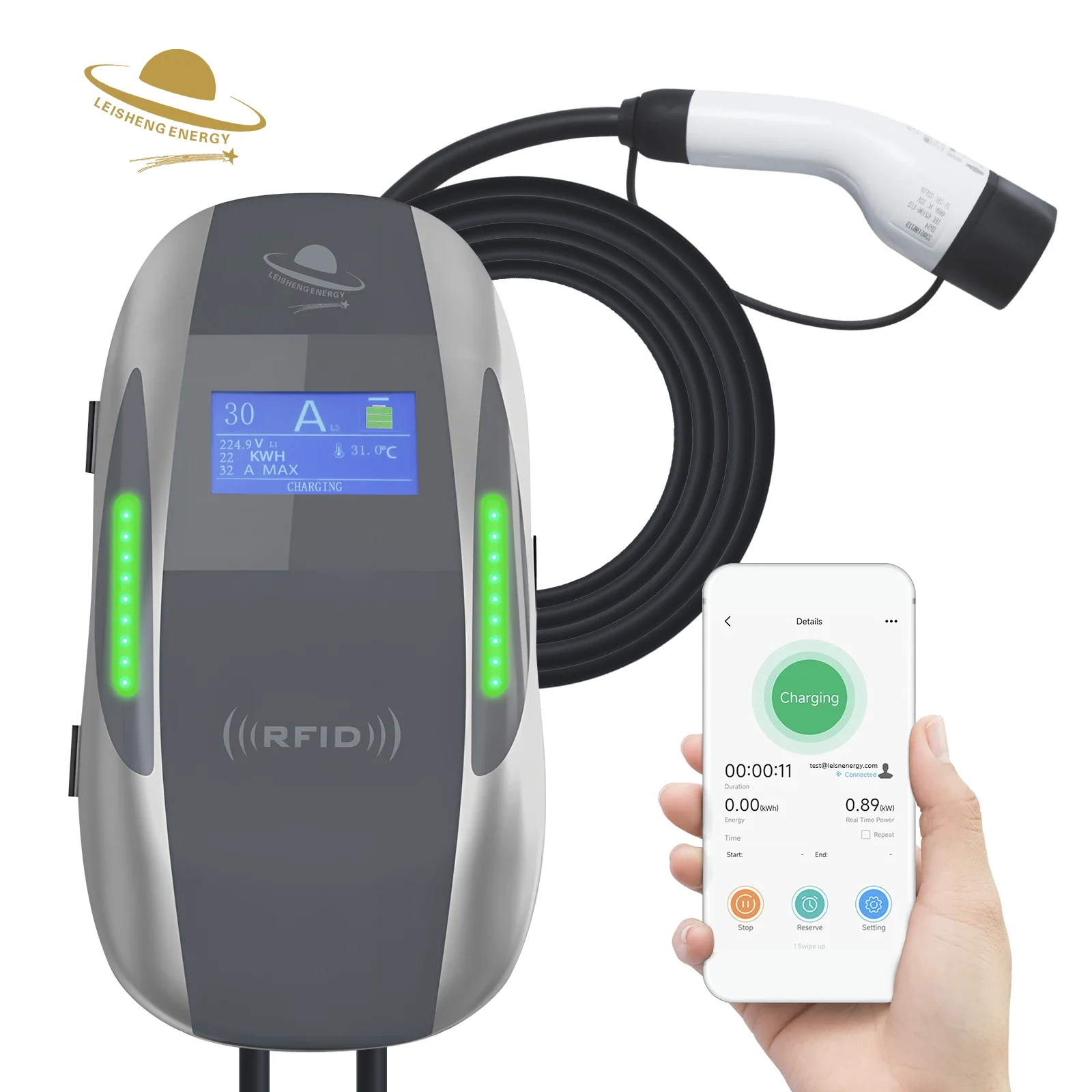 Stazione di ricarica EV da par - Evse Charging Station Rfid recensione e prezzo