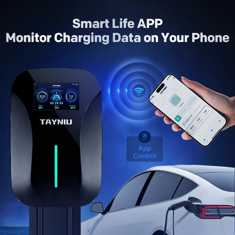 Caricatore EV TAYNIU 7KW con C - Ev Charger 7Kw Single Phase recensione e prezzo