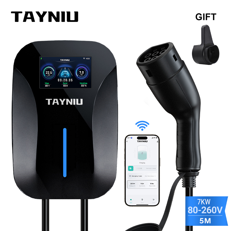 Caricatore EV TAYNIU 7KW con C - Ev Charger 7Kw Single Phase recensione e prezzo