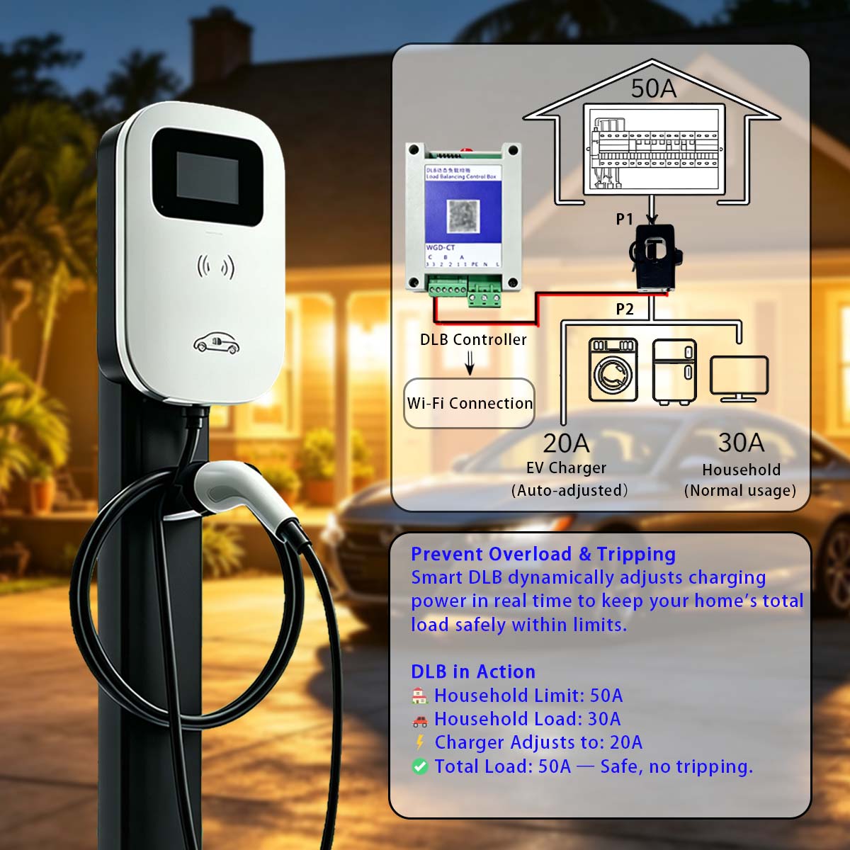Caricatore EV JIGU con Bilanci - Ev Charger Load Balancing recensione e prezzo