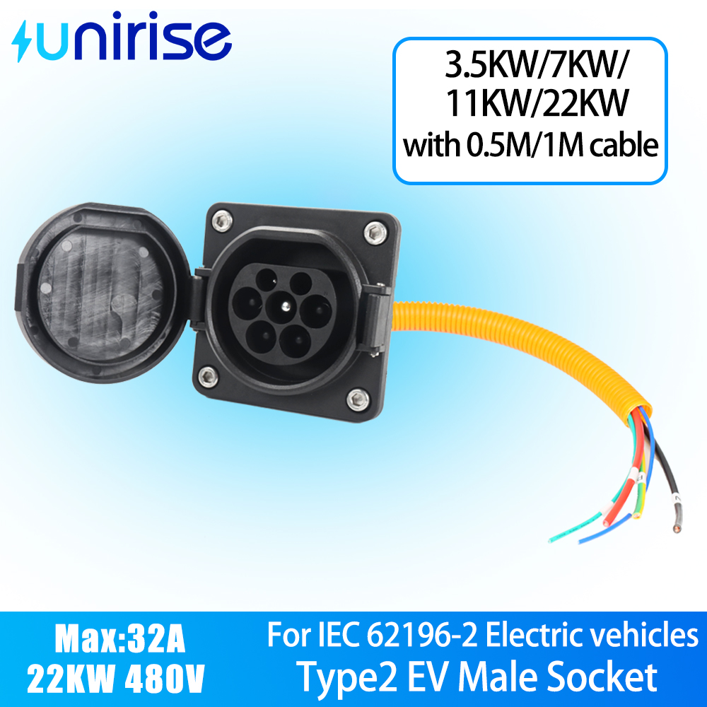 Presa per auto elettrica Uniri - Ev Charging Socket Type 2 22Kw recensione e prezzo