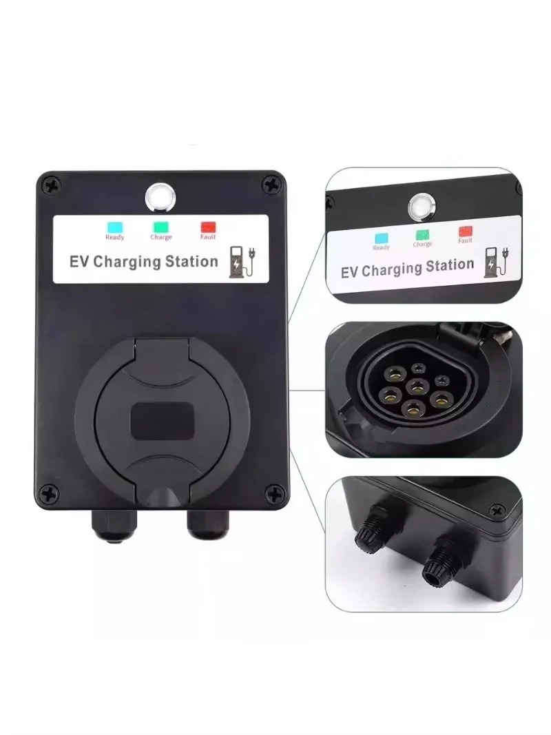 Scatola a muro in plastica per - Ev Charging Socket Type 2 22Kw recensione e prezzo