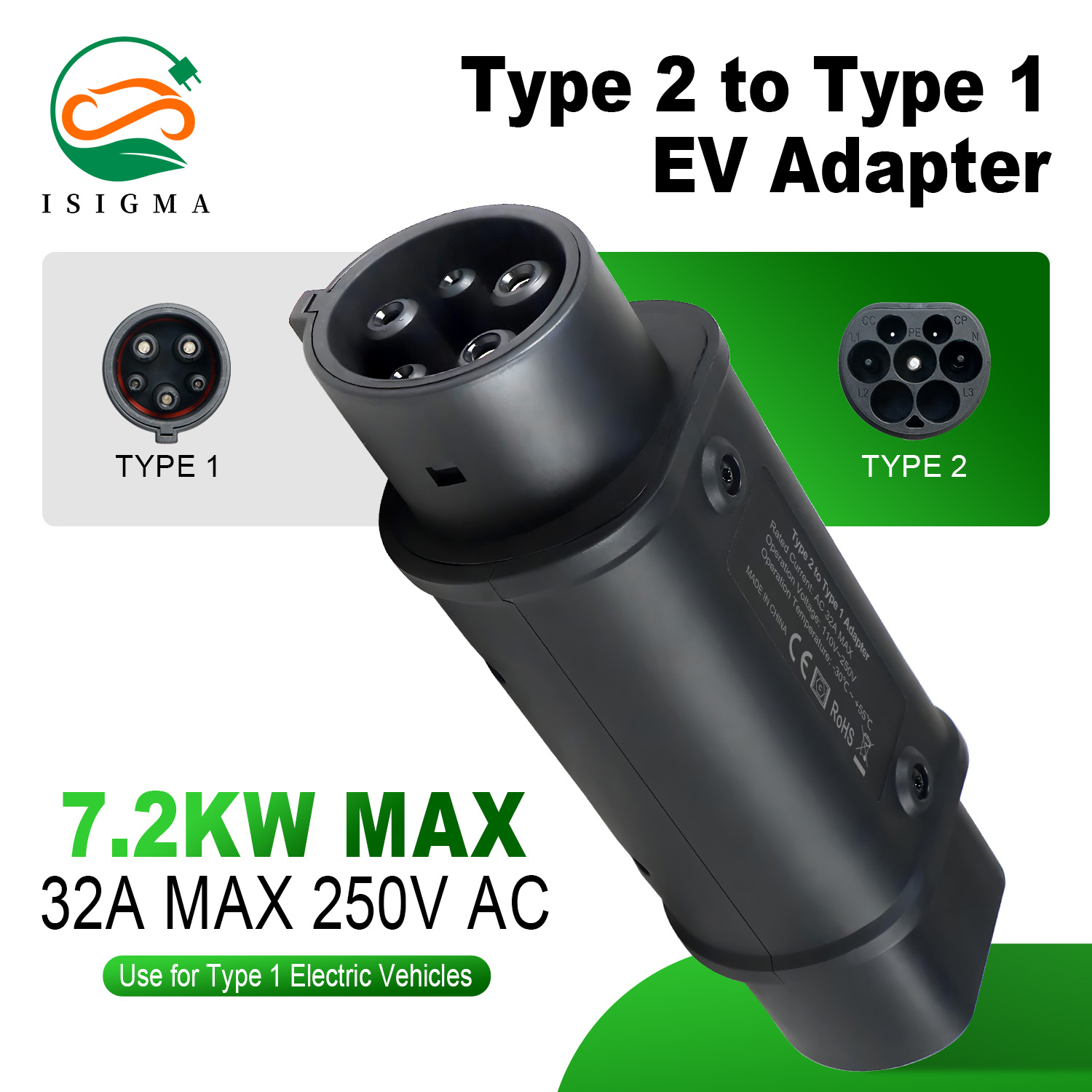 Adattatore per Caricabatterie  - Ev Charger 7Kw Single Phase recensione e prezzo