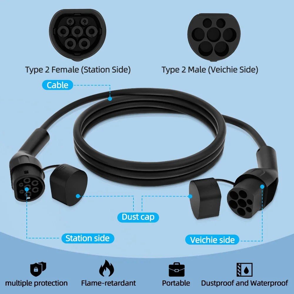 Cavo di ricarica EV potabile 3 - Ev Charging Cable Type 2 32A recensione e prezzo