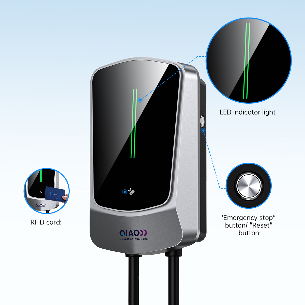 Caricatore domestico per veico - Ev Charger 11Kw Three Phase recensione e prezzo