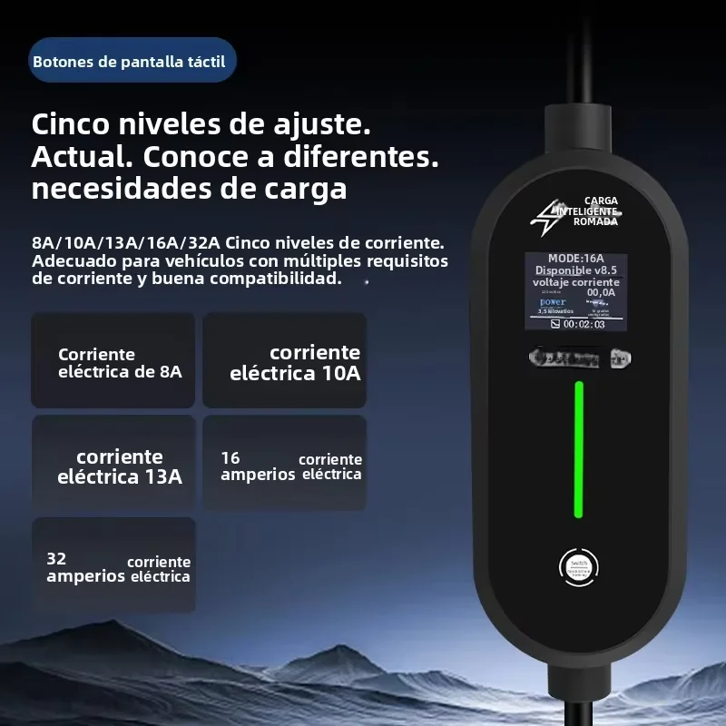 ROMADA 7KW 32A EV caricatore p - Portable Ev Charger 16A Adjustable recensione e prezzo