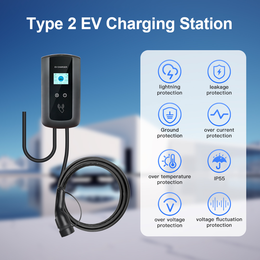 Kolanky 32A 7.2/22KW Stazione  - Ev Charging Cable 5M 22Kw recensione e prezzo