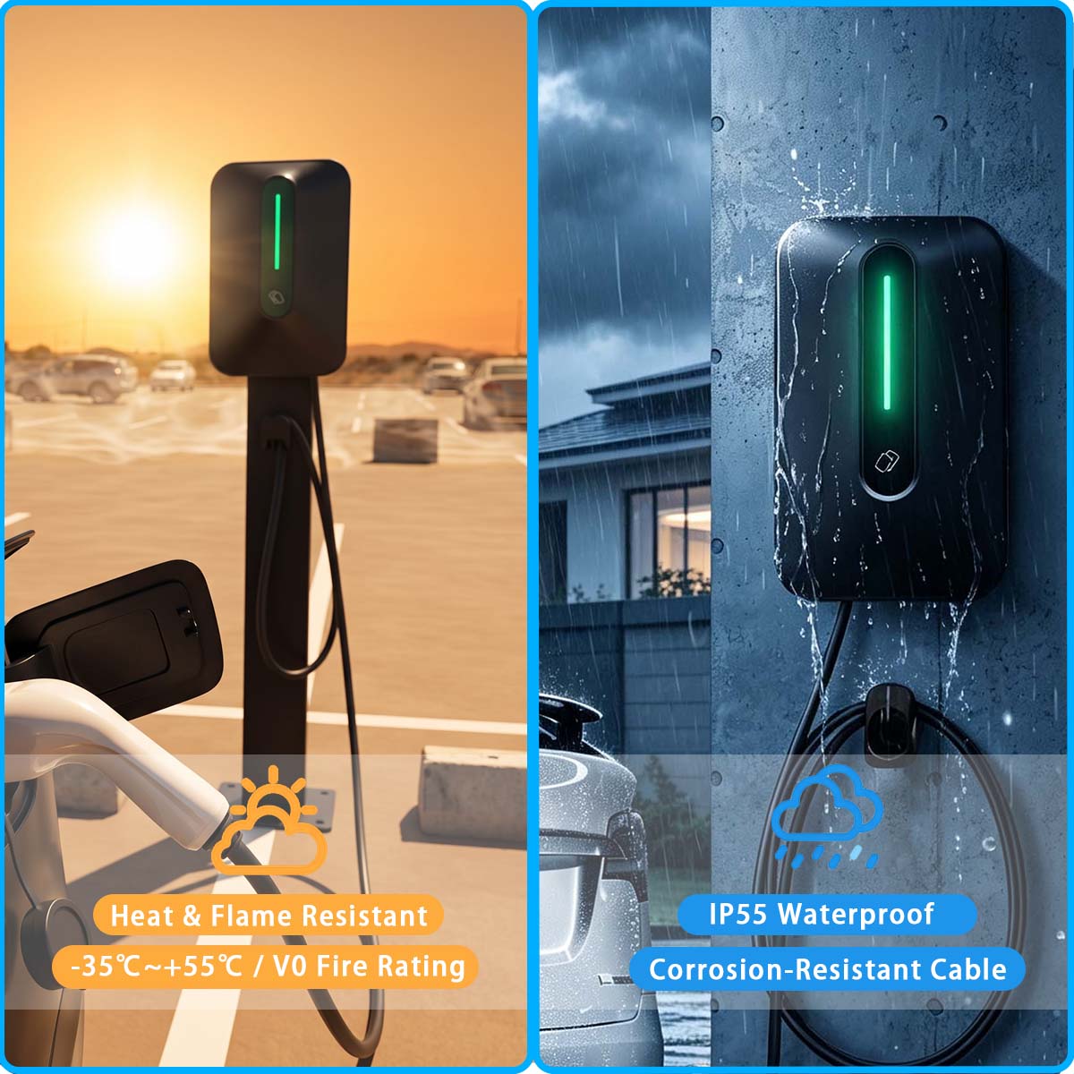 Caricatore EV JIGU GBT 7kW 11k - Ev Charger 11Kw Three Phase recensione e prezzo