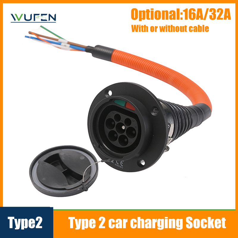 Caricatore WUFEN EV presa masc - Ev Charging Socket Type 2 22Kw recensione e prezzo