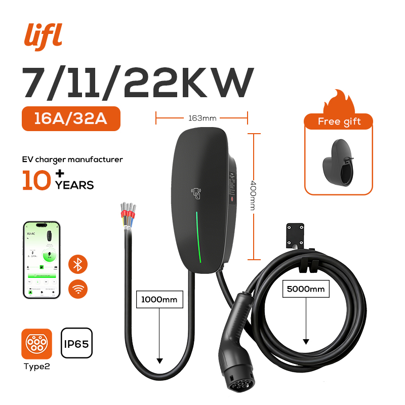 Lifl 7kW 11kW 22kW Wallbox Car - Ev Charger 22Kw Wallbox Type 2 recensione e prezzo